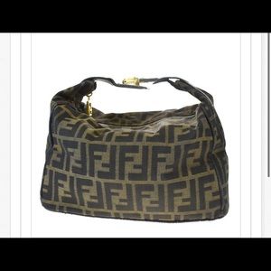 Authentic fendi zucca logo bag